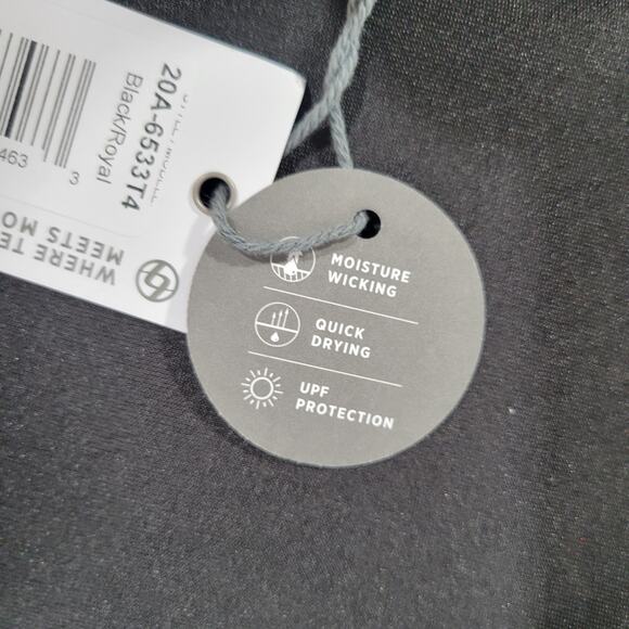 Lija Black & Royal Pullover 1/4 Button Up Long Sleeve Jacket S‎ NWT - Picture 9 of 13